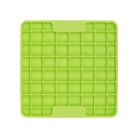 Lickimat Mini Playdate Slow Food Bowl Anti-Anxiety Mat for Dogs - Green