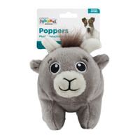 Outward Hound Tail Poppers Plush Extra Small Dog Toy - Goat