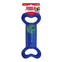 KONG Jumbler Tug Interactive Tough Dog Toy - Bulk Pack of 3 Medium-Large