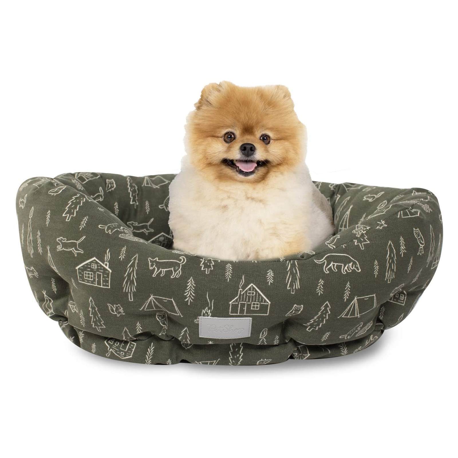 fringe dog bed large