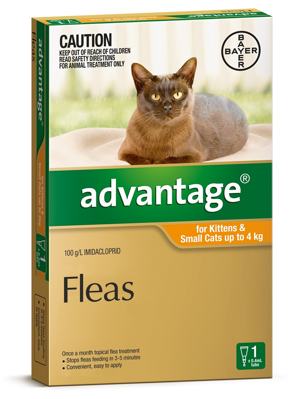 Advantage Spot On Flea Control Treatment For Cats Single Dose
