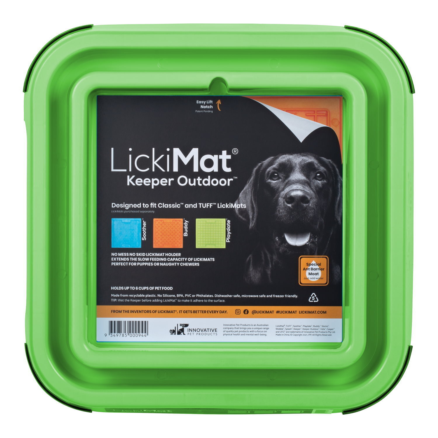 Innovative Pet Products Lickimat Buddy Slow Feeder Mat for Cats