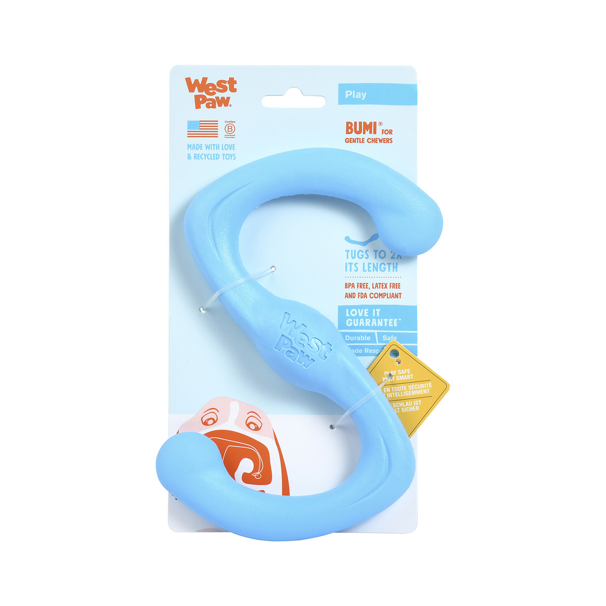 West Paw Zogoflex Bumi Tug Dog Toy