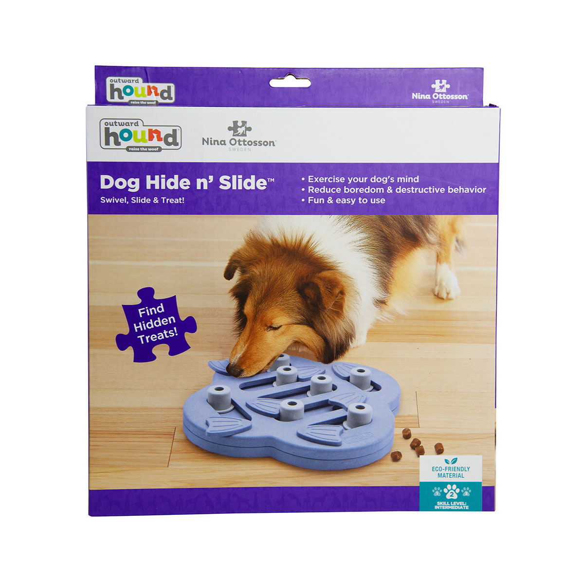 WOBBLE BOWL - SLOW FEEDER & DOG PUZZLE IN ONE - Nina Ottosson