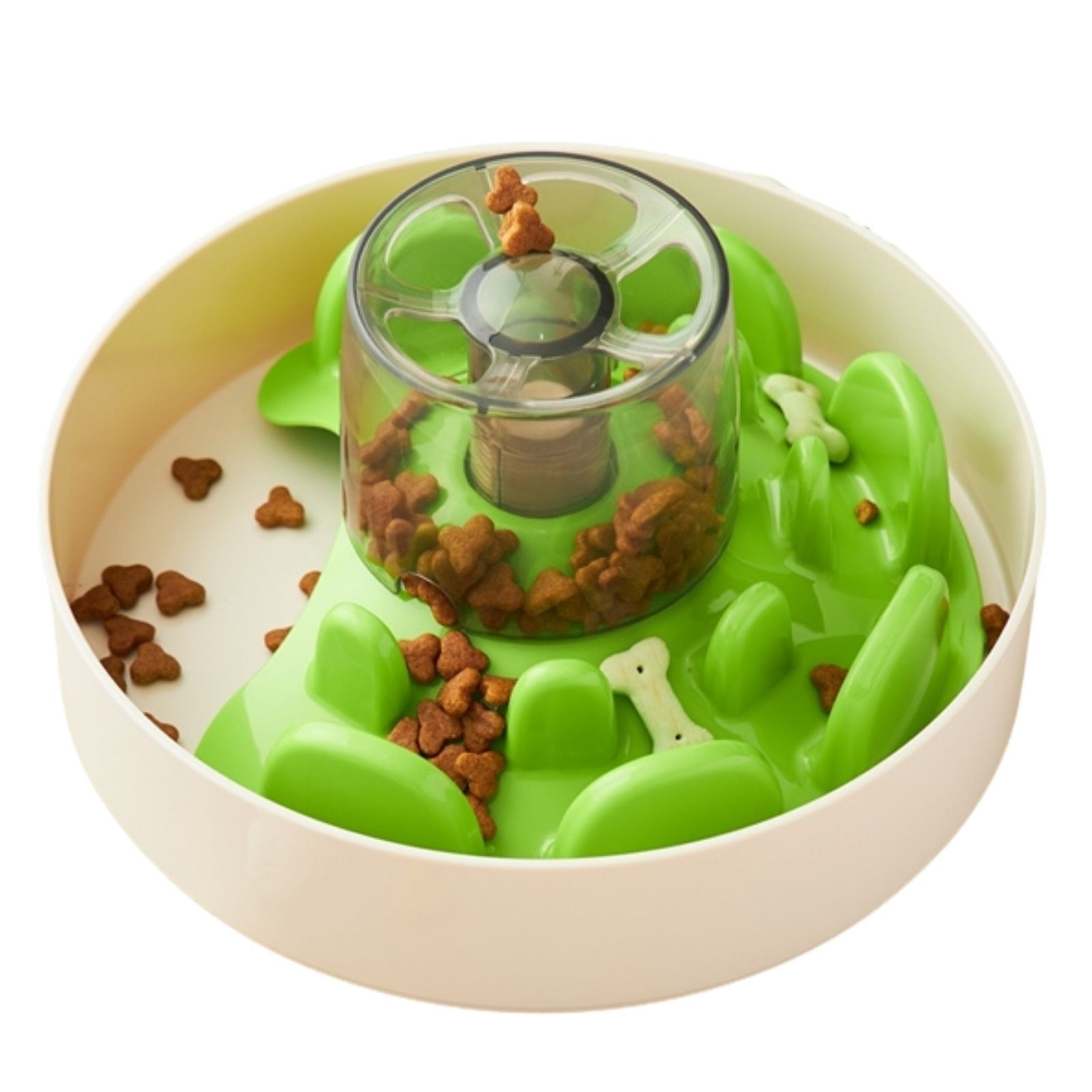 SPIN Interactive Feeder (UFO Maze Green) by Pet Dream House - The