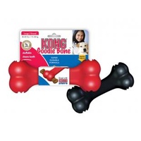 KONG Extreme Rubber Goodie Interactive Treat Holder Bone Dog Toy - Medium