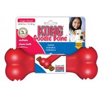 KONG Classic Rubber Goodie Interactive Treat Holder Bone Dog Toy - Large
