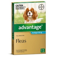 Advantage Spot-On Flea Control Treatment for Dogs 4-10kg - Single Dose