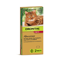 Drontal All-Wormer for Cats Up to 6kg - 2 Tablets