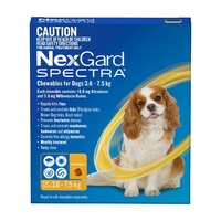 Nexgard Spectra for Dogs 3.6-7.5KG - Single Dose