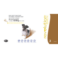 Revolution Flea & Heartworm Control for Dogs 5.1-10kg - 3 Pack