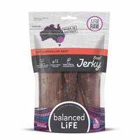 Balanced Life Australian Beef Jerky Straps Dog Treats 113g