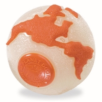 Planet Dog Orbee Ball Tough Floating Dog Toy Glow in the Dark & Orange