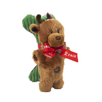 Mitten Mates Reindeer Bone 2Pk Brn Os by Outward Hound