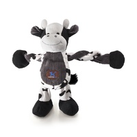 Pulleez Farm Cow (Medium) Dog Toy by Charming Pet