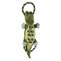 Charming Pet Ropes A-Go-Go Textured Dog Toy wiro K9 Tough Guard - Jungle Gator