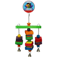 Cheeky Bird Hanging Tri-Bell Medium 