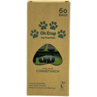 Oh Crap Compostable Dog Poop Bags 60 Pack 