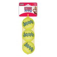KONG AirDog Medium Squeaker Ball with Rope Toss & Fetch Dog Toy
