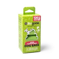 Bio-Gone Compostable Dog Waste Bags 8 Rolls (120 Bags)