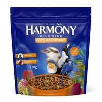 Harmony Mealworms 220G 3Pk (Om3) 