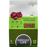 Balanced Life Enhanced Kangaroo Air Dried + Kibble Dog Food 9Kg