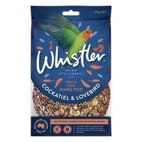 Whistler Cockatiel & Lovebird Pod Fruit&Spice 210G 8Pk (Om8) 
