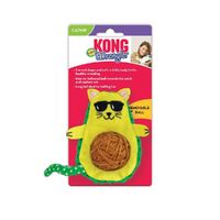 3 x KONG Wrangler AvoCATo Crinkle Textured Catnip Cat Toy