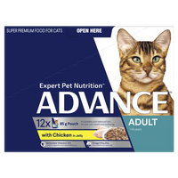 Advance Cat Wet Chicken Jelly Svms 85G 12Pk (Om12) 