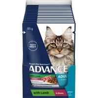 Advance Adult Wet Cat Lamb In Gravy 85G 12Pk (Om12) 