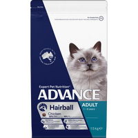 Advance Cat Adult Hairball Chicken 1.5Kg 