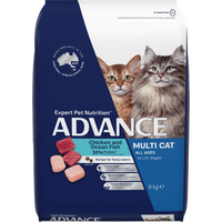 Advance Multi-Cat Adult Chicken And Ocean Fish 8Kg 