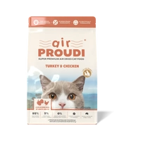Airproudi Premium Air-Dried Cat Food Turkey & Chicken 1Kg