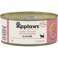 Applaws Cat Tin Tuna & Prawn 70G 24Pk (Om24) 