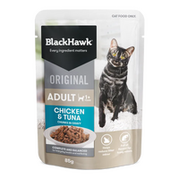 Black Hawk Cat Chicken Tuna In Gravy 85G 12Pk (Om12) 