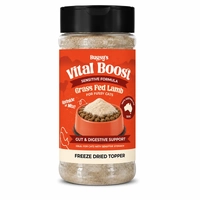 BUGSYS VITAL BOOST  SENSITIVE FOR CATS GRASS FED LAMB 120G