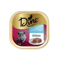 Dine Wet Kitten With Steamed Oc Fish 85G 14Pk(Om14) 