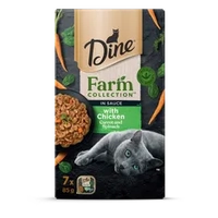 Dine Farm Collection Chicken Carrot Spinach 85G 7Pk 
