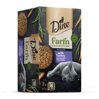 Dine Farm Collection Turkey With Garden Vegetables 85G 7Pk 