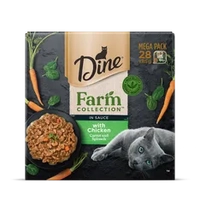 Dine Farm Collection Chicken Carrot Spinach 28Pk 
