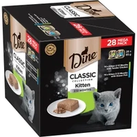 Dine Classic Kitten Chkn & Ocean Fish 28Pk 