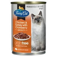 Fussy Cat Gf Adult Chicken & Turkey 400G 12Pk(Om12) 