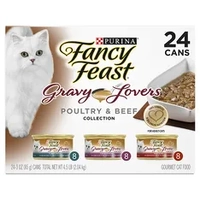 Fancy Feast Gravy Lovers Poultry & Beef 24X85G 