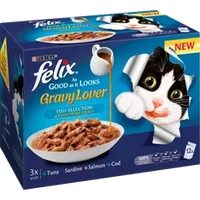 Felix Gravy Lovers Fish Selection 12X85 