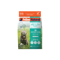 Feline Natural Grain-Free Fd Nz Beef & Hoki Feast 320G 