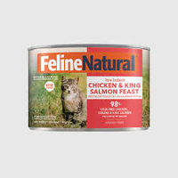 Feline Natural Nz Chicken & King Salmon Feast 170G 12Pk (Om12)