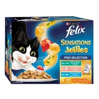Felix Sensations Fishy Selections 12X85G 