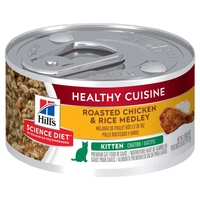 Hills Kitten Healthy Cuis Chkn Rice Med 79G 24Pk(Om24) 