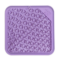 Katti Lickin Mat Heart Purple  