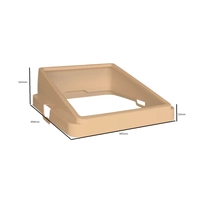 Oz Pet Litter Tray Guard Beige  